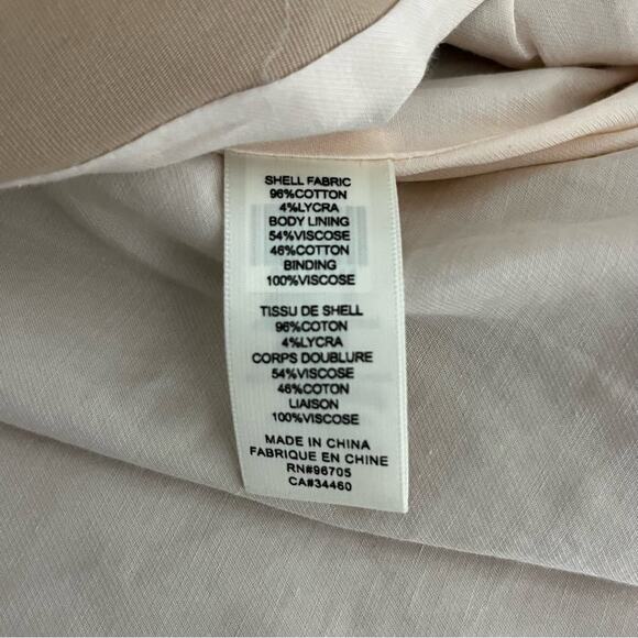 Rebecca Taylor Faille Ruffle Trim Trench Coat Medium EUC - Picture 9 of 12